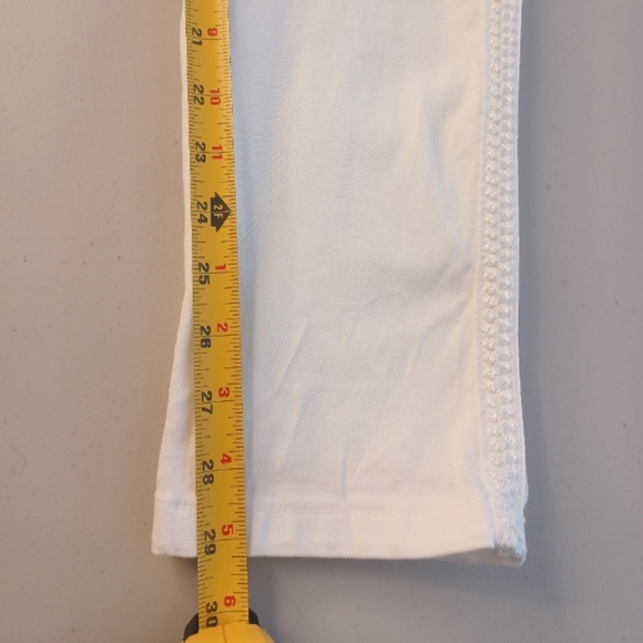 Sunny Studio Paris Embroidere Stretch Sz M White Joggers - Picture 9 of 14